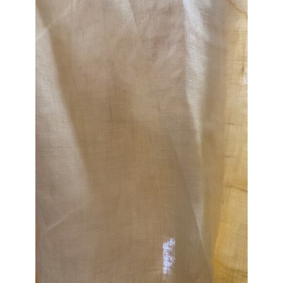 INC Intl Concepts Yellow Button-Up Top - Size 2 - Picture 4 of 4